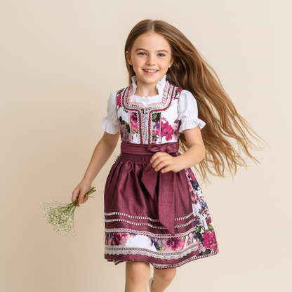 Kinderdirndl Jessica mit Bluse von Krüger