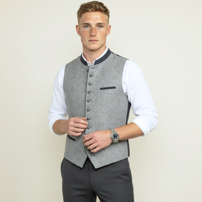 Weste Jonathan khaki/anthrazit von MarJo