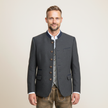Trachtenjacke Titus dunkelgrau/blau von Stockerpoint