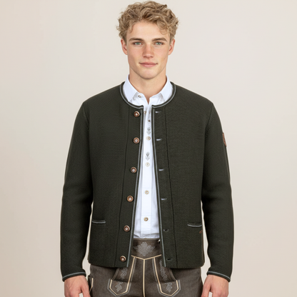 Trachten-Strickjacke Amaro forest von Stockerpoint