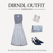 Dirndl Marlene 70 cm 2tlg. von MarJo