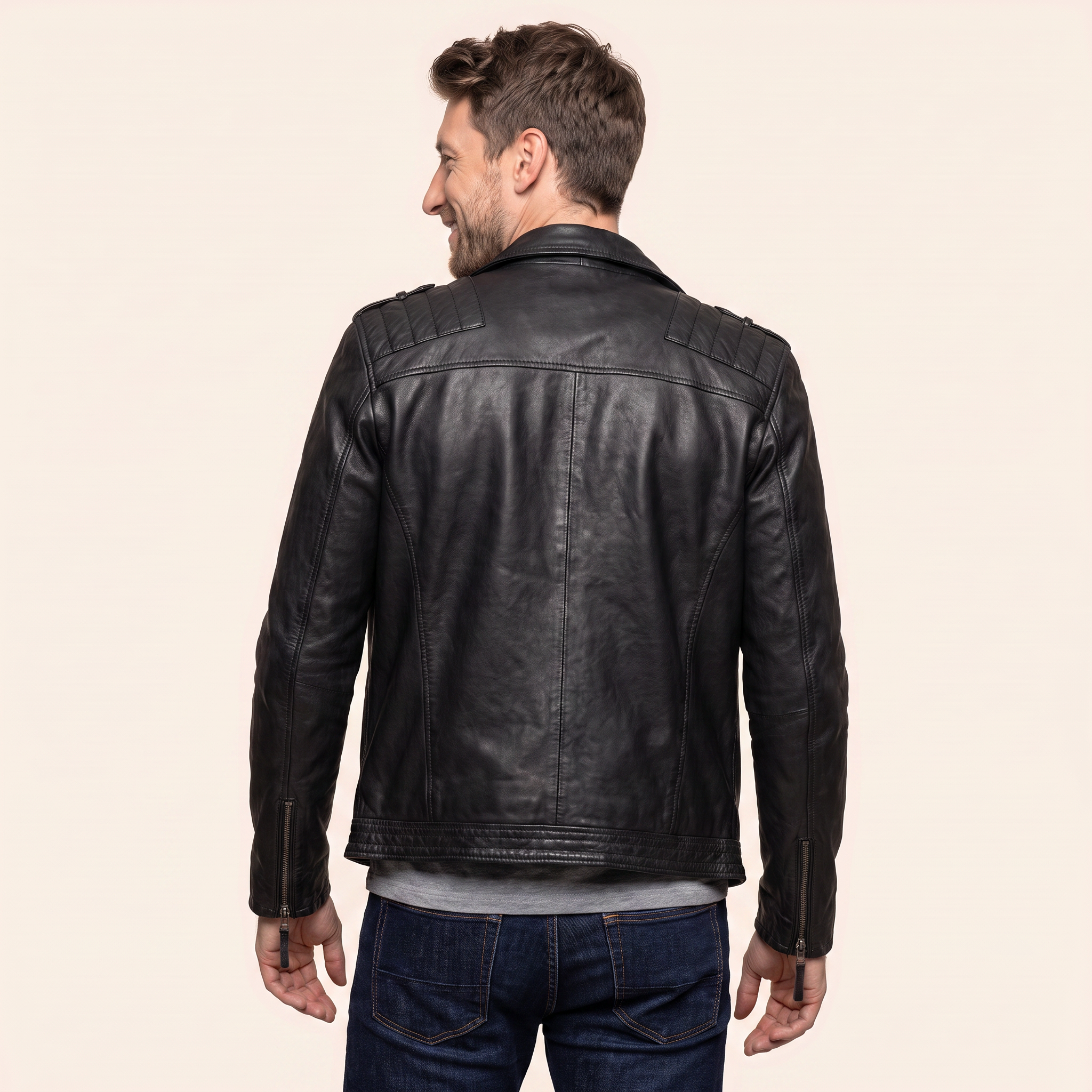 Herren Lederjacke Bronson von Stockerpoint
