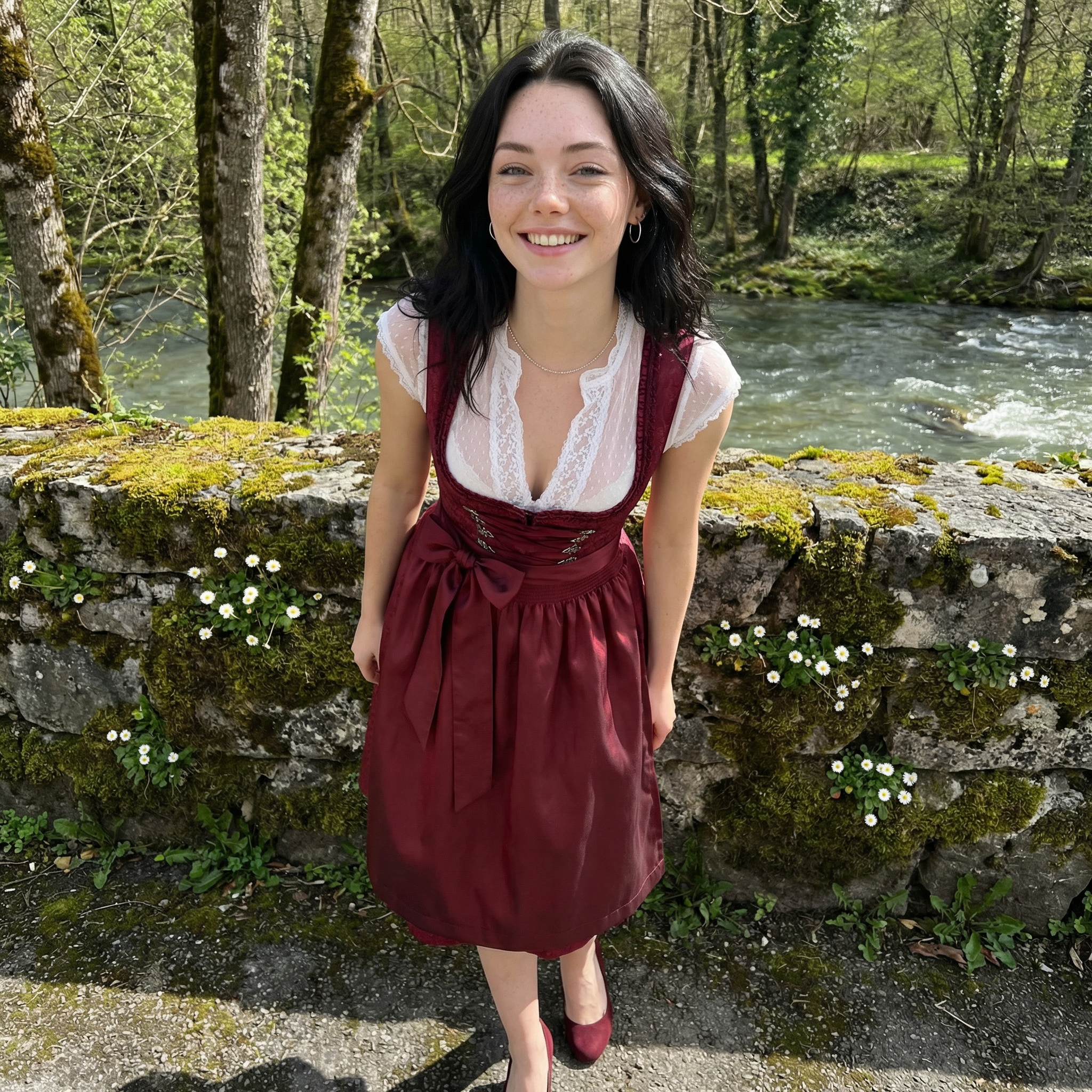 Dirndlbluse Nikola-Dali