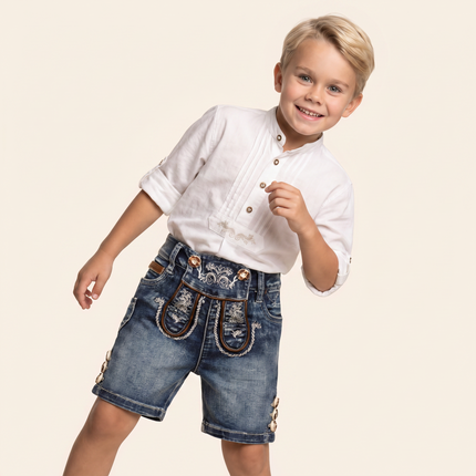 Jeans Shorts K69 Kids blau