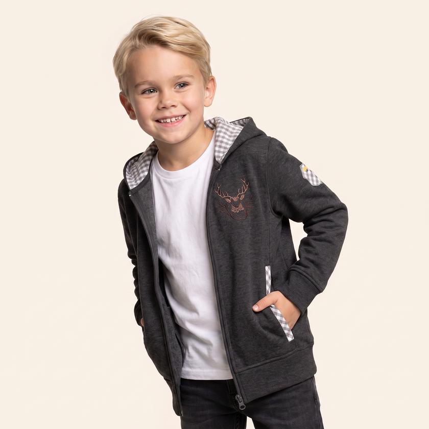 Kinder Kapuzensweatjacke von Isar-Trachten
