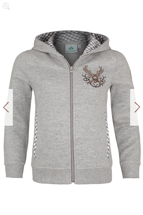 Kinder Kapuzensweatjacke von Isar-Trachten