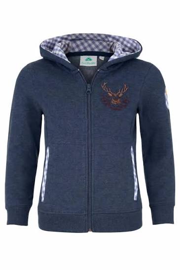 Kinder Kapuzensweatjacke von Isar-Trachten