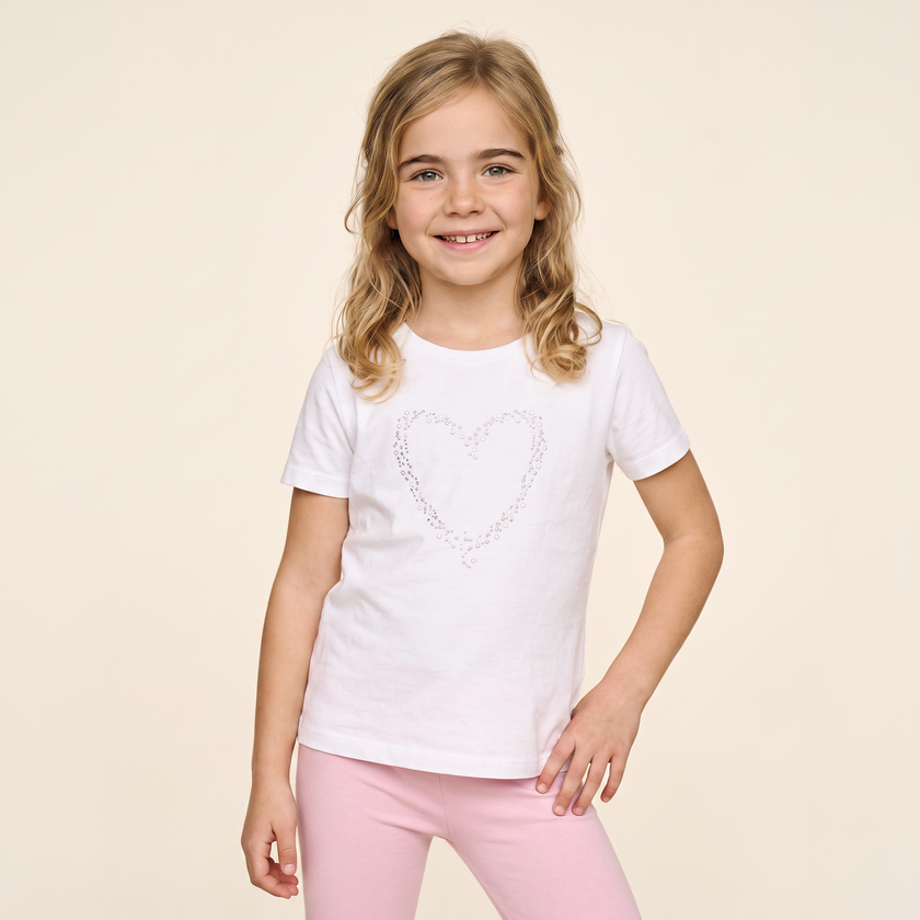 Kinder T-Shirt Herz von Isar-Trachten