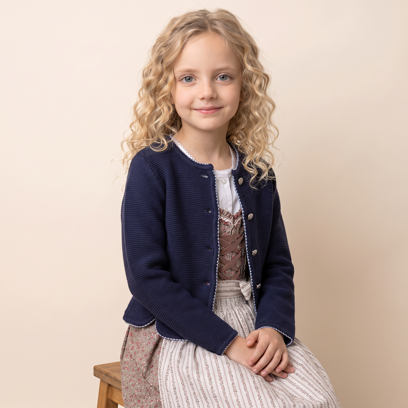 Kinder Trachten Strickjacke elegant von Isar-Trachten