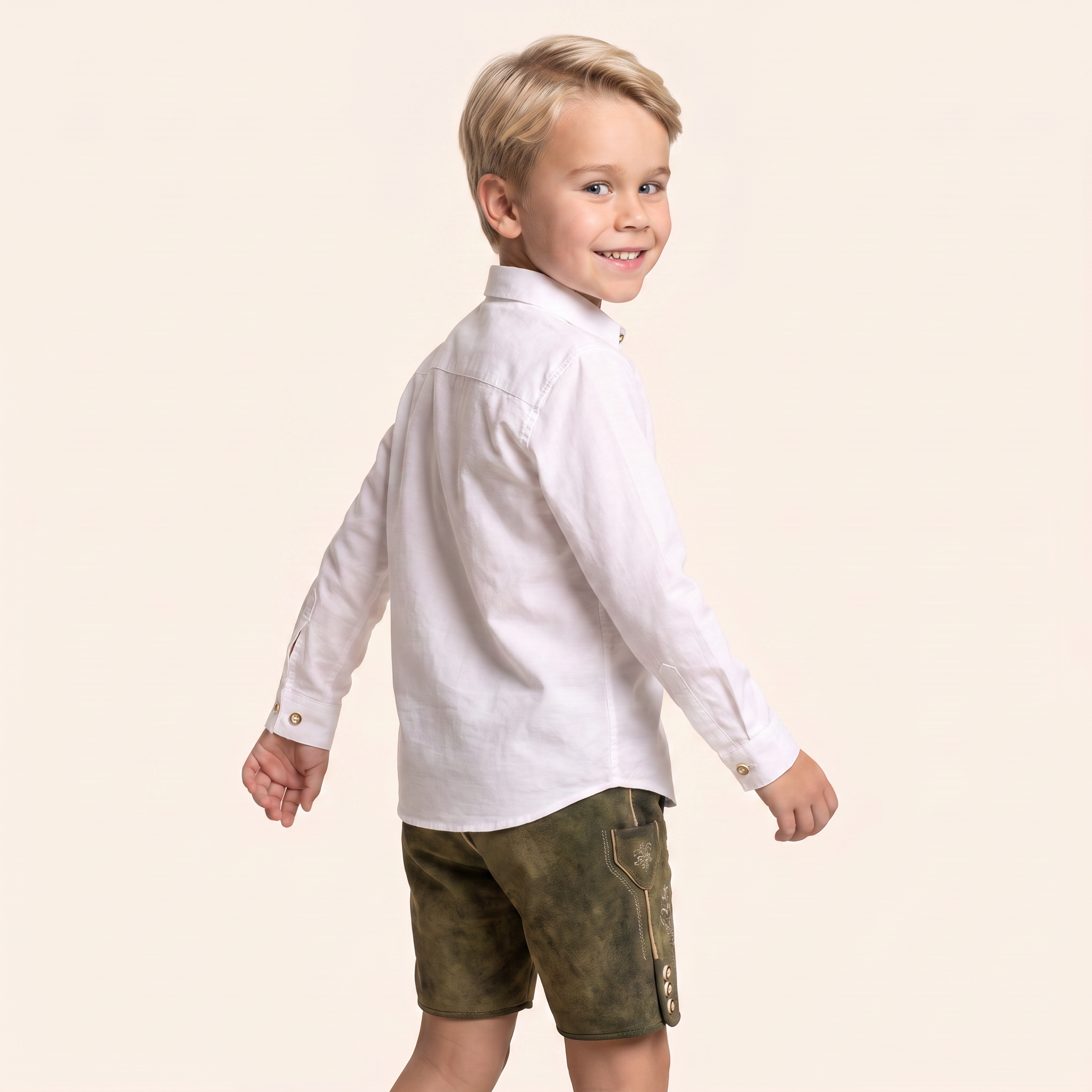 Kinder Trachtenhemd Mika 2 Junior von Stockerpoint