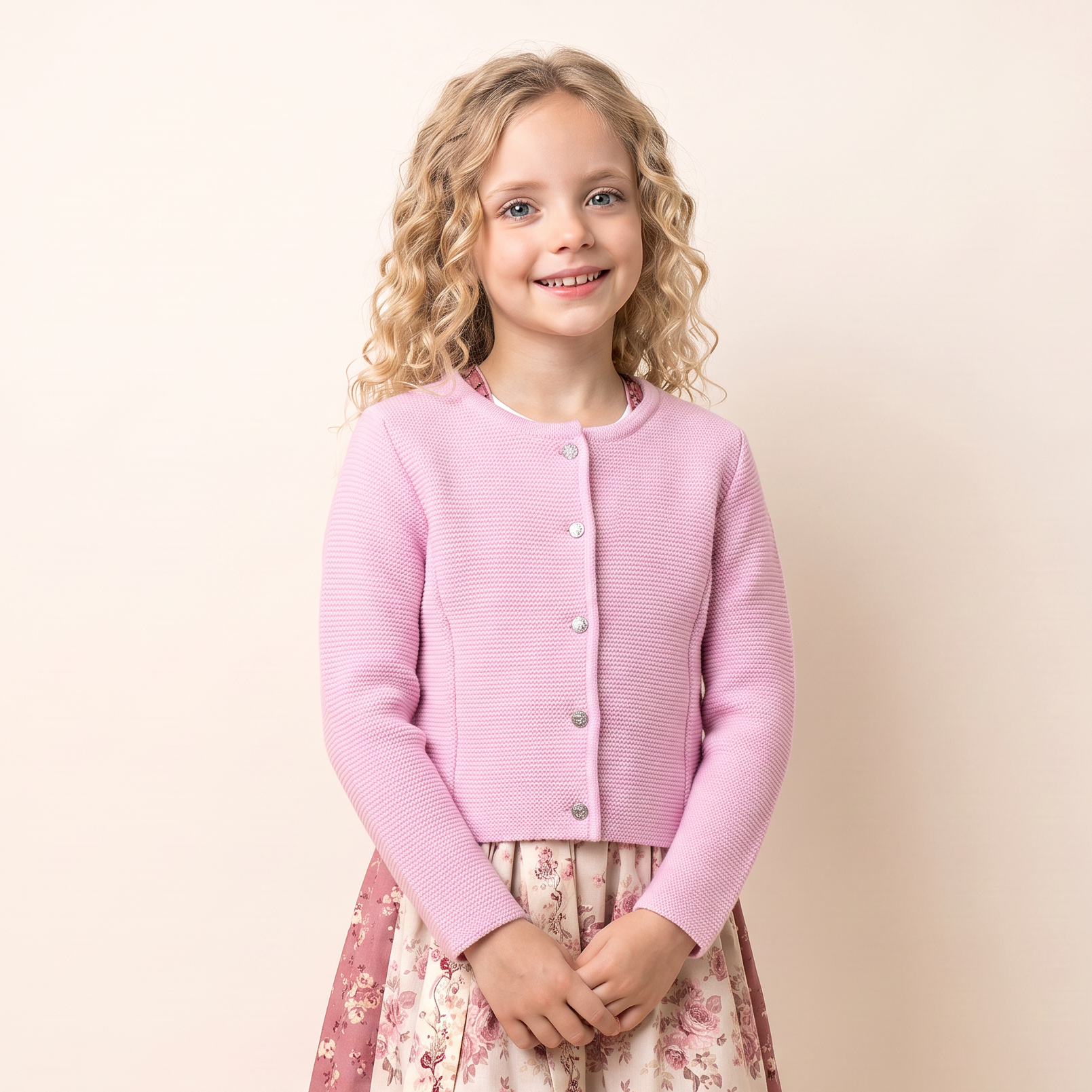 Kinderstrickjacke MADL von Isar-Trachten