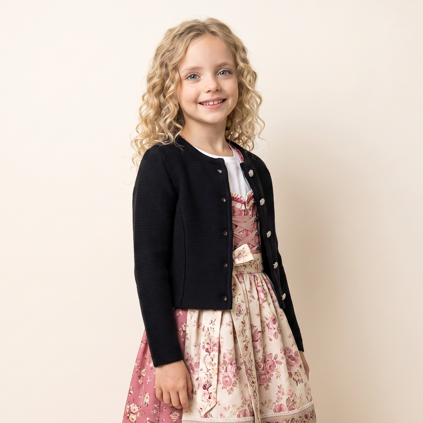 Kinderstrickjacke MADL von Isar-Trachten