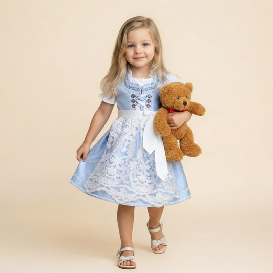 Kinderdirndl Maleen mit Bluse von Krüger