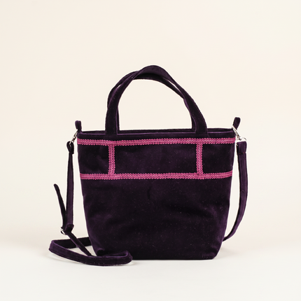 Tasche Samt mit Borte von Luise Steiner