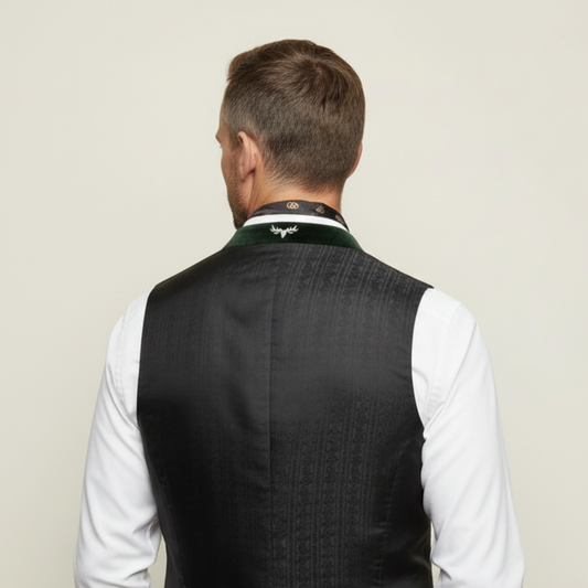 Weste Alonso grau-forest von Stockerpoint