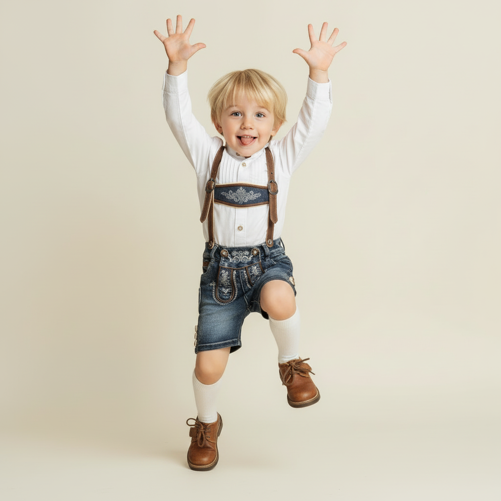 Jeans Shorts K69 Kids blau