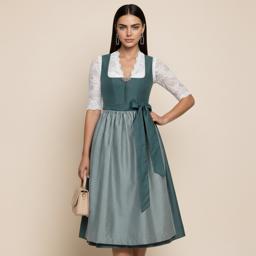 Elegantes Dirndl MarJo Alfeld – 75 cm, Glorious Look – Rheingaudirndl