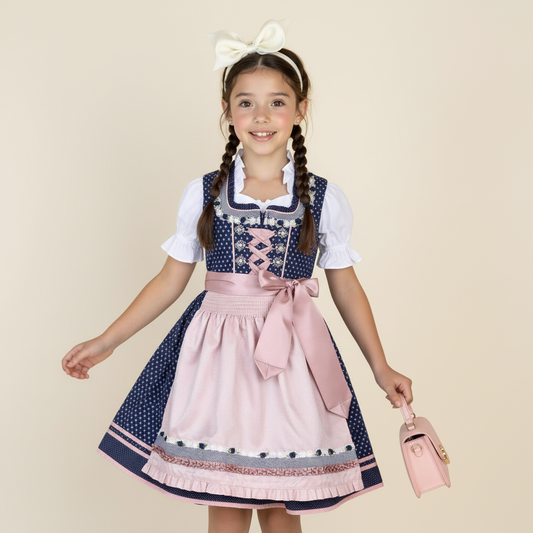Kinderdirndl Fria mit Bluse von Krüger