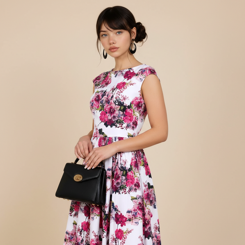 Blumenkleid pink von Krüger