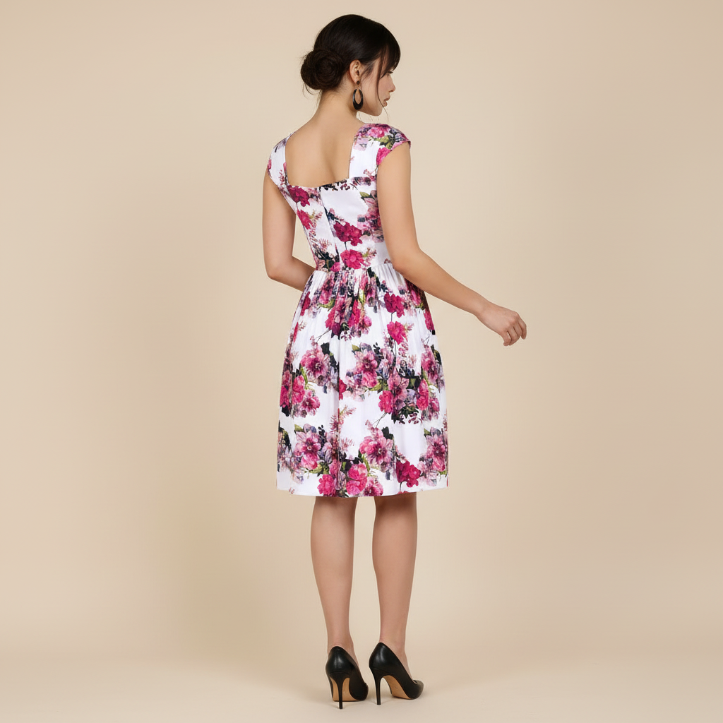 Blumenkleid pink von Krüger