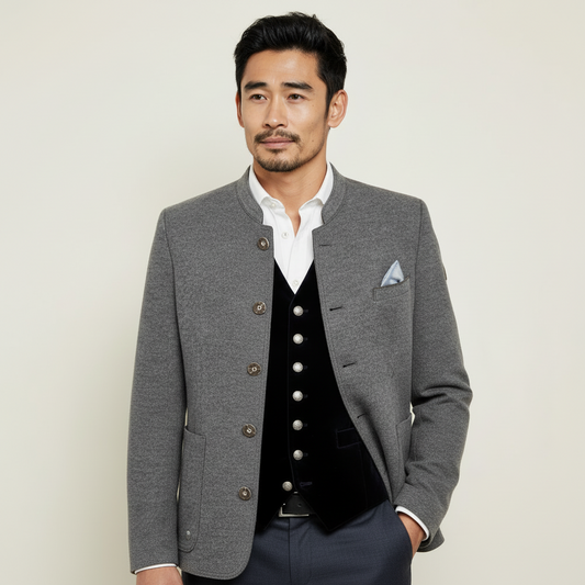 Trachtenjacke Wolfgang2 anthrazit von Stockerpoint