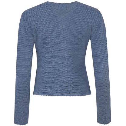 Strickjacke Vilseck in Denim mit schlichtem Design