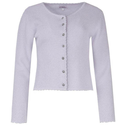 Strickjacke Vilseck in Flieder mit schlichtem Design