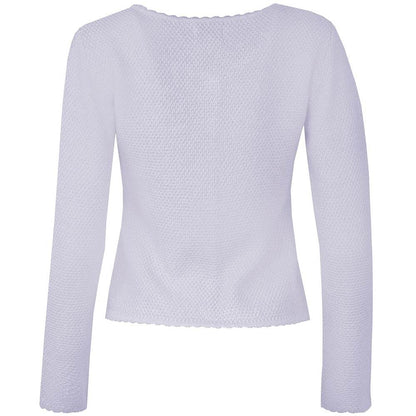 Strickjacke Vilseck in Flieder mit schlichtem Design
