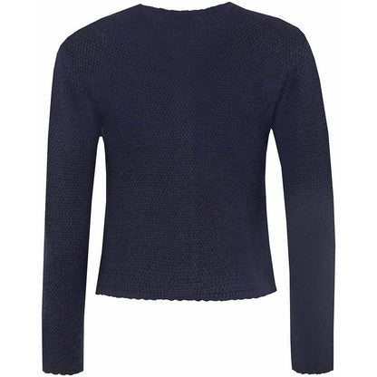 Strickjacke Vilseck in Nachtblau mit schlichtem Design