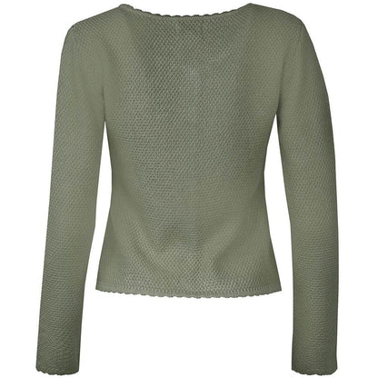 Strickjacke Vilseck in Pinie mit schlichtem Design