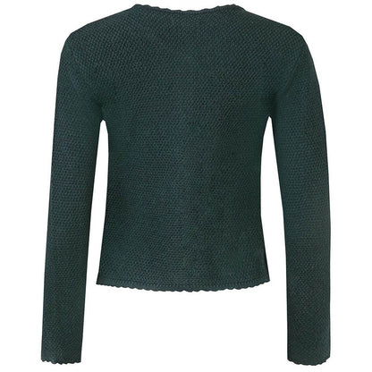Strickjacke Vilseck in Tanne mit schlichtem Design